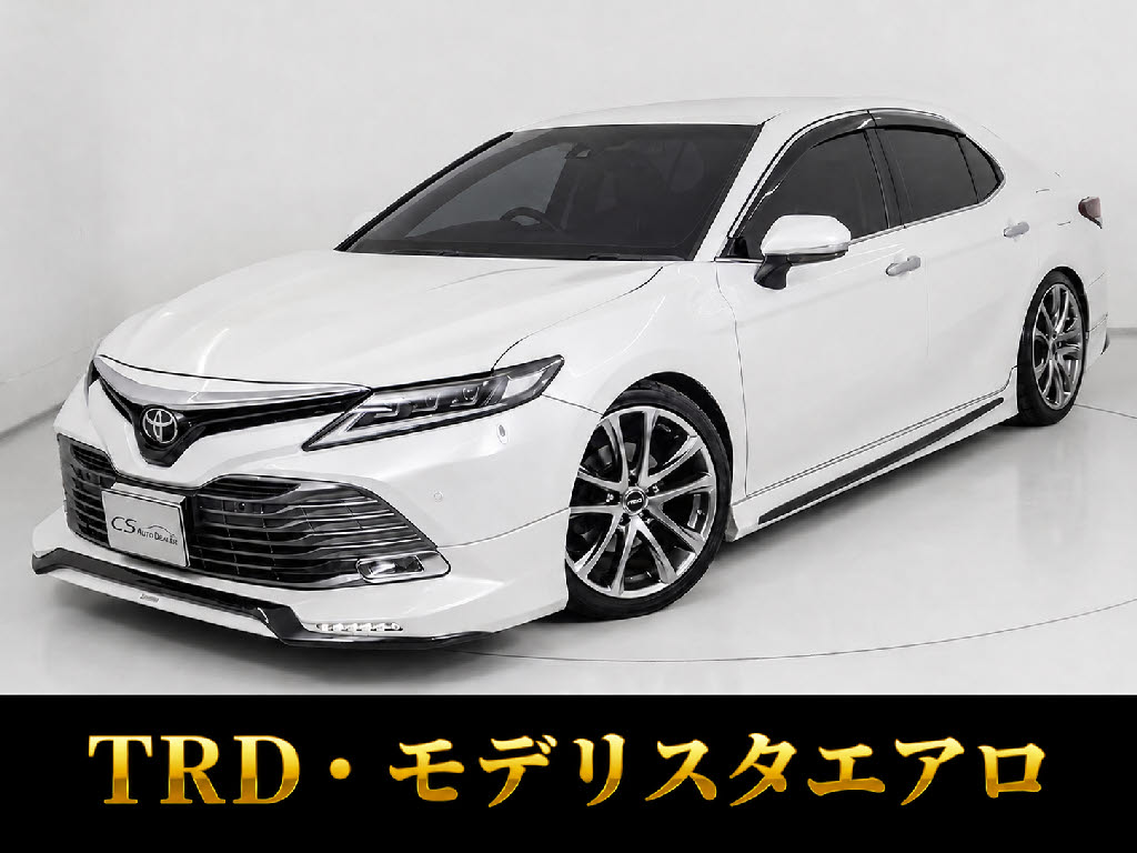 カムリ　ＧレザーＰＫＧ　ＴＲＤモデリスタ　ライト・ＡＷカスタム　禁煙