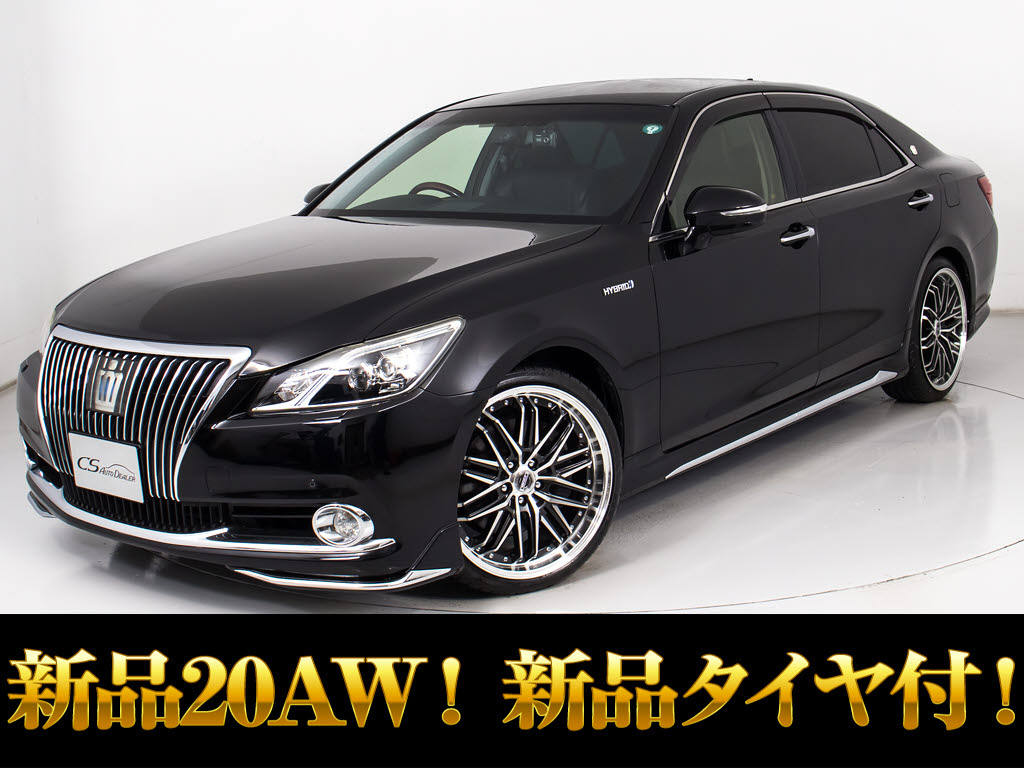 マジェスタＨＶ　３．５Ｆ　黒本革　プリクラＳ　新品２０ＡＷ＆タイヤ