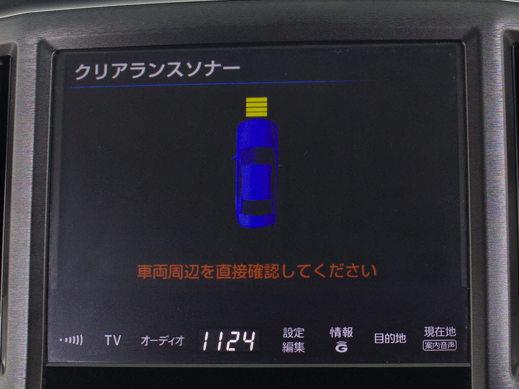クリアランスソナーが付いています！フロン
ト＆リアにセンサーがあり、障害物に近づく
と警告音が鳴りドライバーへお知らせ！すご
く便利な人気装備です！！
