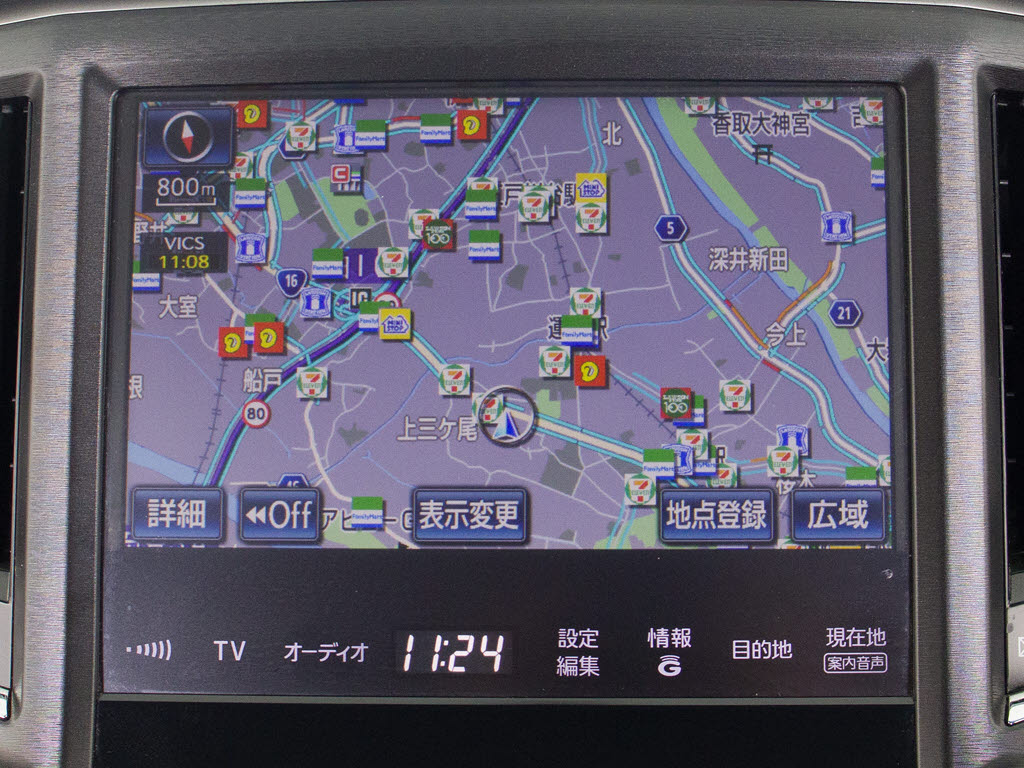 メーカー純正のHDDナビが装備されています
！操作も簡単！見やすい！純正だからこその
使いやすさ！