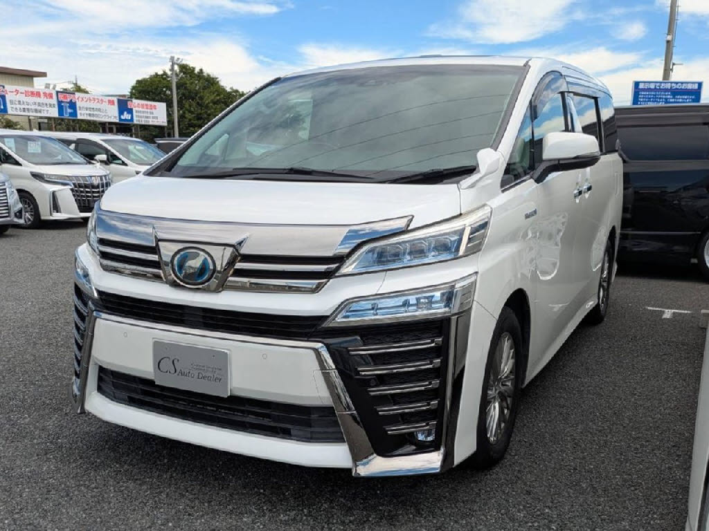 ヴェルファイアＨＶ　ＺＲ-Ｇ　４ＷＤ　１０型ナビ　黒本革　サンルーフ