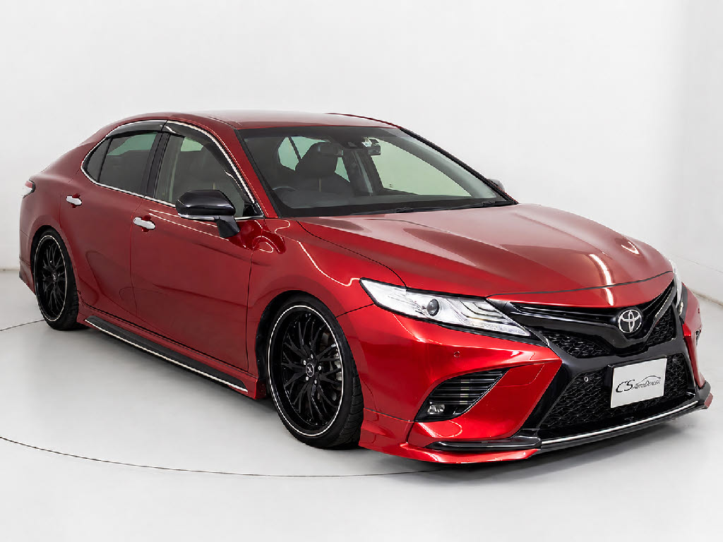 ★WS仕様フロントバンパー、TRDエアロ装備
！純正のボディーラインを残しながらもスポ
ーティーな印象を与えてくれます！