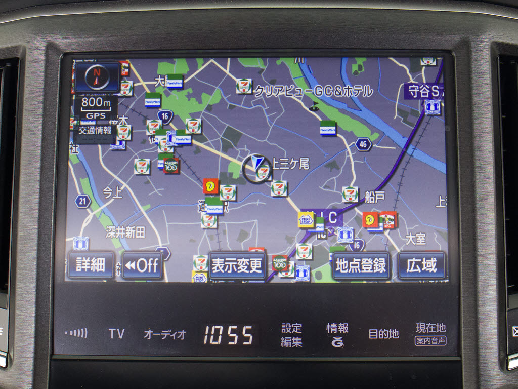 メーカー純正のHDDナビが装備されています
！操作も簡単！見やすい！純正だからこその
使いやすさ！