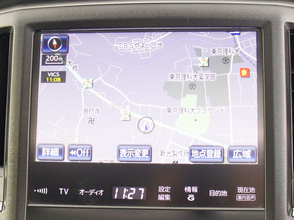 メーカー純正のHDDナビが装備されています
！操作も簡単！見やすい！純正だからこその
使いやすさ！