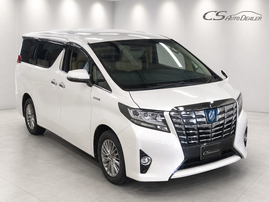 アルファードＨＶ　ＧＦ　ＪＢＬサウンド　リアエンタメ　本革シート　４ＷＤ
