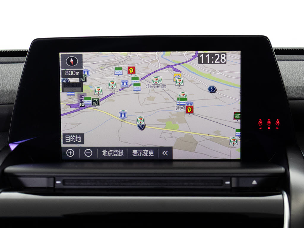 メーカー純正の大画面SDナビが装備されてい
ます！操作も簡単！見やすい！純正だからこ
その使いやすさ！