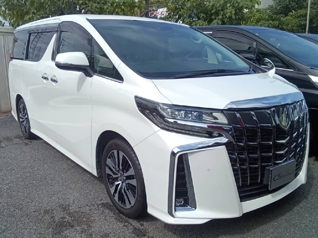アルファード　３．５ＧＦ　福祉車　モデリスタエアロ　後席モニター