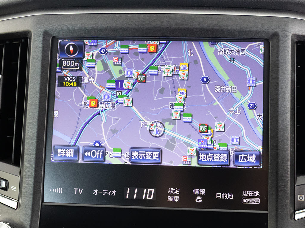 メーカー純正のHDDナビが装備されています
！操作も簡単！見やすい！純正だからこその
使いやすさ！