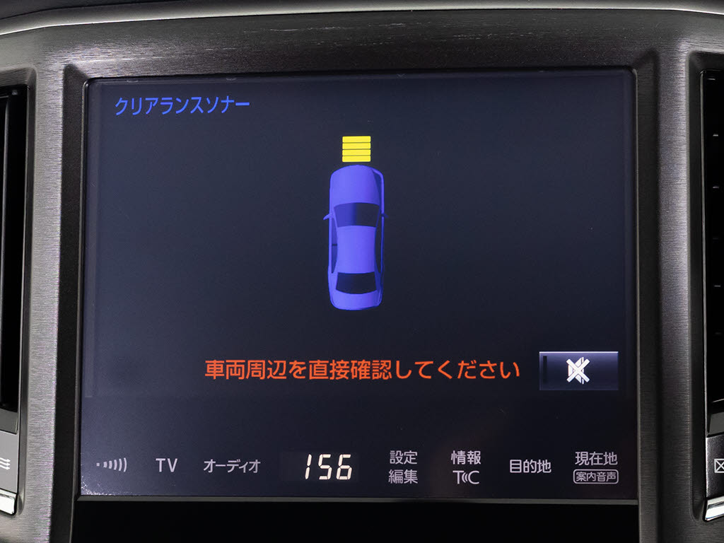 クリアランスソナーが付いています！フロン
ト＆リアにセンサーがあり、障害物に近づく
と警告音が鳴りドライバーへお知らせ！すご
く便利な人気装備です！！