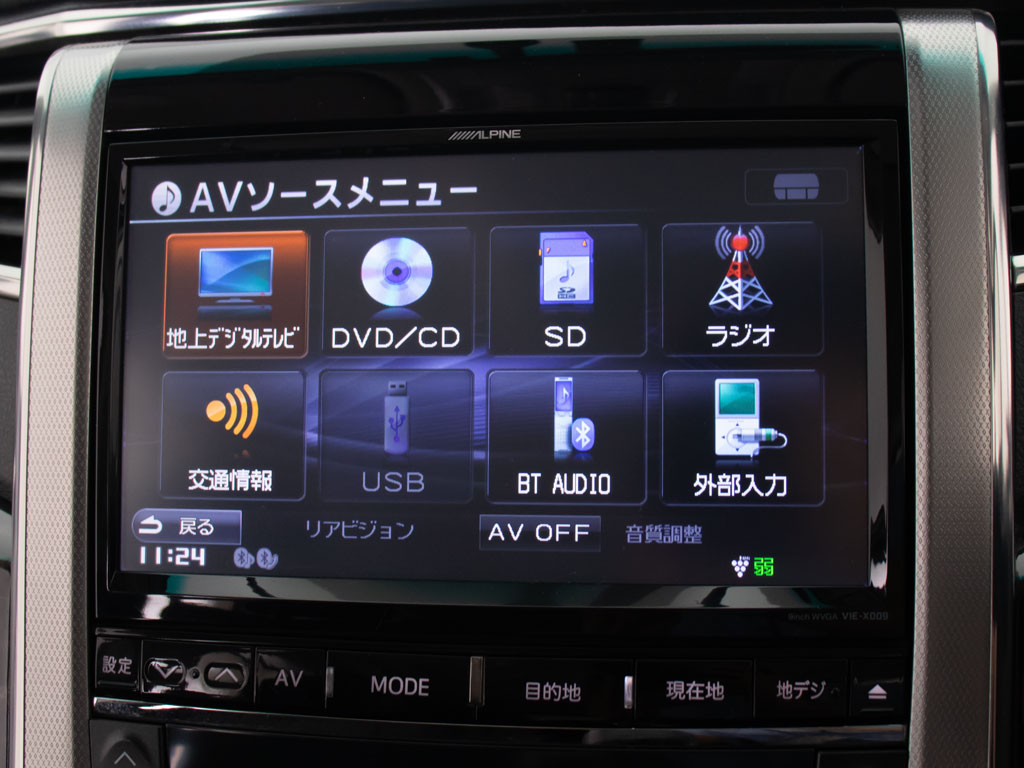 ★各種メディア対応★CD&DVDはもちろん
BluetoothやUSBなどでスマホ等も接続可能！