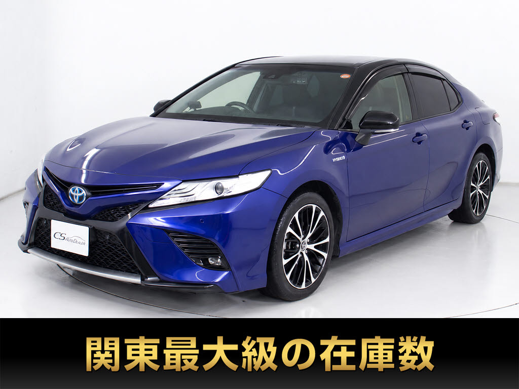 カムリ　ＧレザーＰＫＧ　禁煙　ＢＳＭ　フルエアロ　黒本革　クリソナ