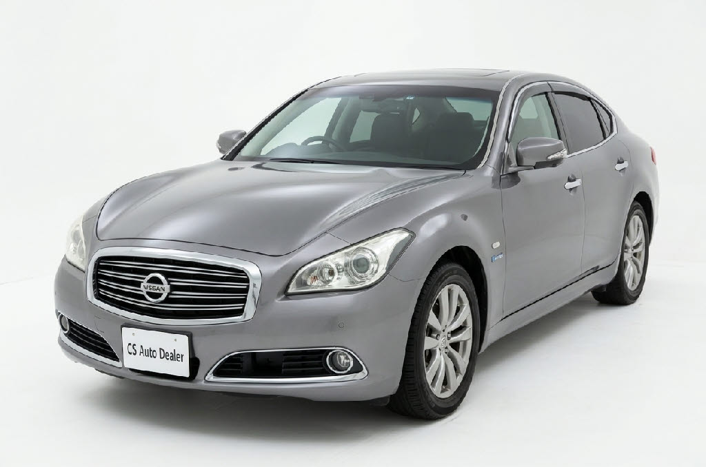 シーマ　３．５ＨＶ　ＶＩＰ-Ｇ　リアエンターシステム　サンルーフ　黒本革　