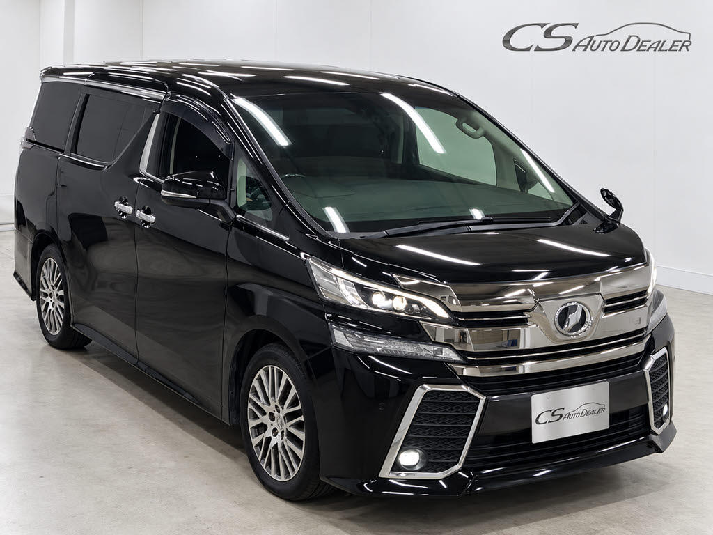 ヴェルファイア　２．５Ｚ-Ｇ　黒本革シート　後席モニター　禁煙
