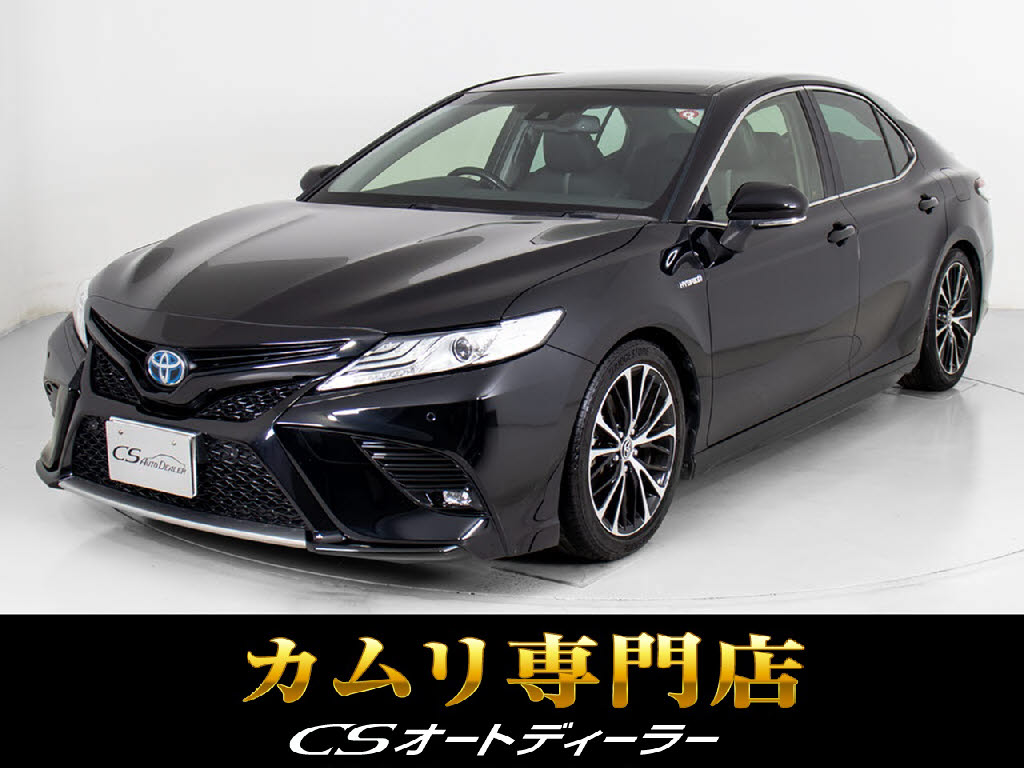 カムリ　ＷＳレザーＰＫＧ　禁煙　ＢＳＭ　黒本革　シートヒーター　