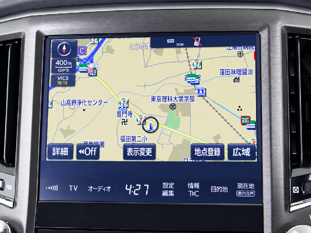 メーカー純正の大画面SDナビが装備されてい
ます！操作も簡単！見やすい！純正だからこ
その使いやすさ！