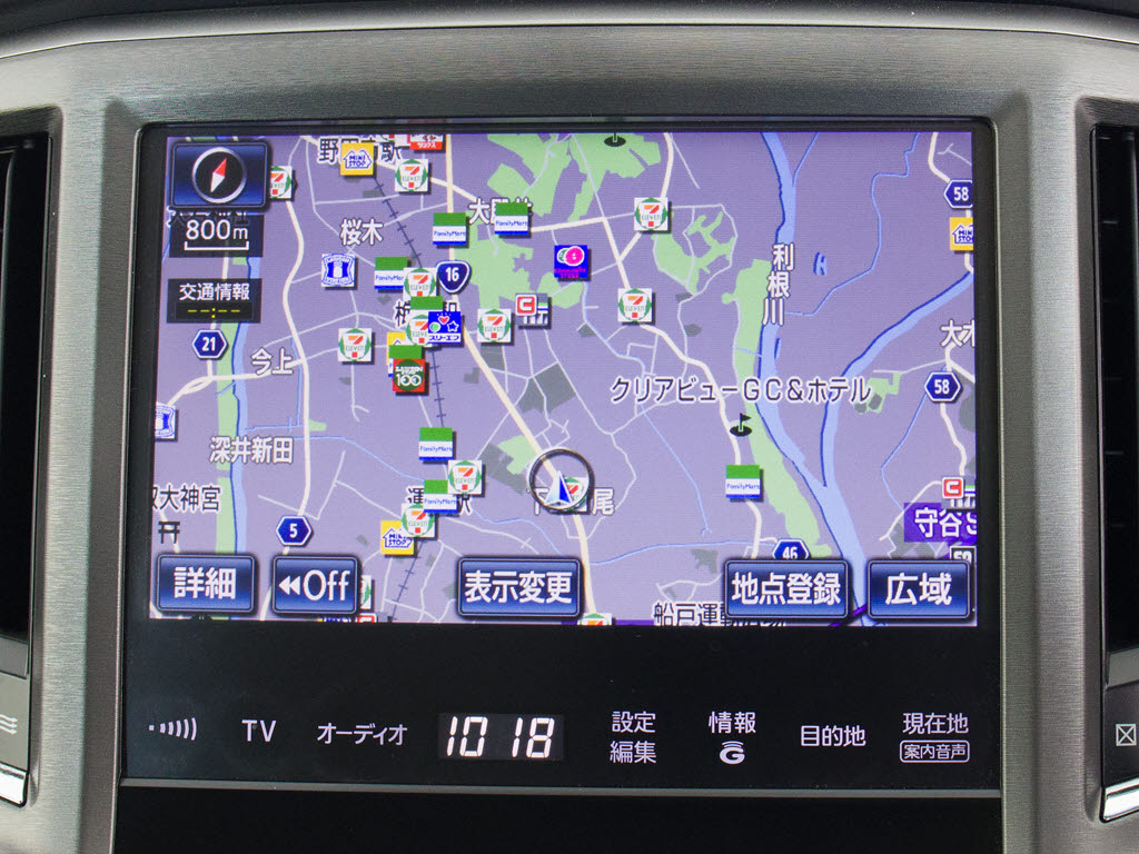 メーカー純正の大画面HDDナビが装備されて
います！操作も簡単！見やすい！純正だから
こその使いやすさ！