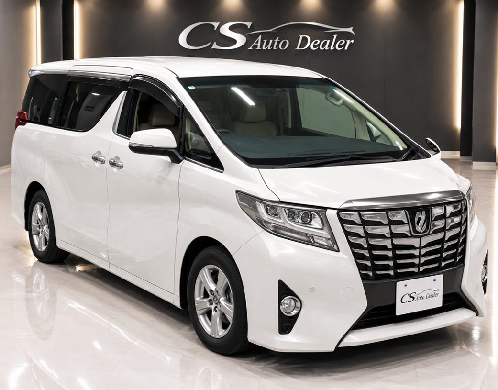 アルファード　２．５Ｘ　８人乗りフルフラットシート両側自動ドア