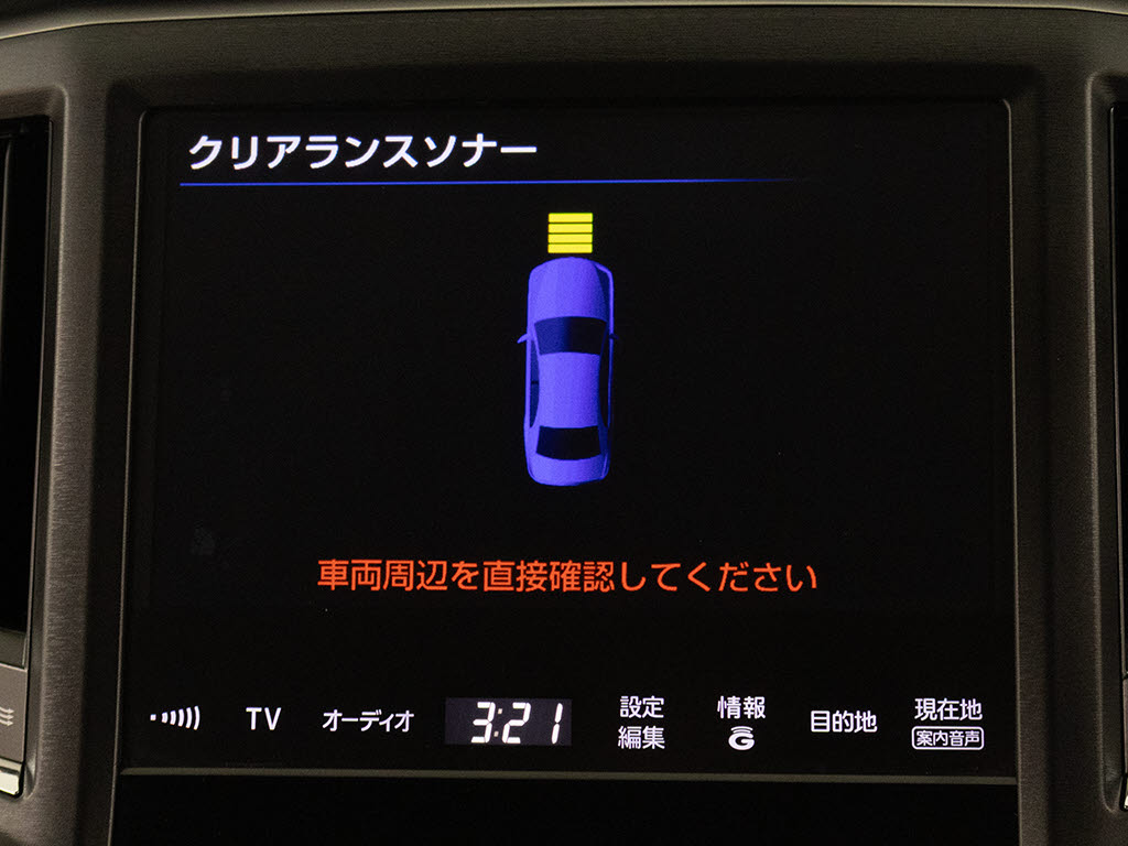 クリアランスソナーが付いています！フロン
ト＆リアにセンサーがあり、障害物に近づく
と警告音が鳴りドライバーへお知らせ！すご
く便利な人気装備です！！