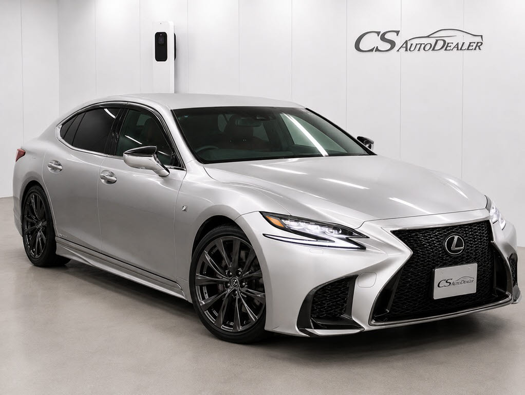 レクサス　ＬＳ５００　Ｆスポーツ　ＴＲＤエアロ＆マフラーカスタム　黒革