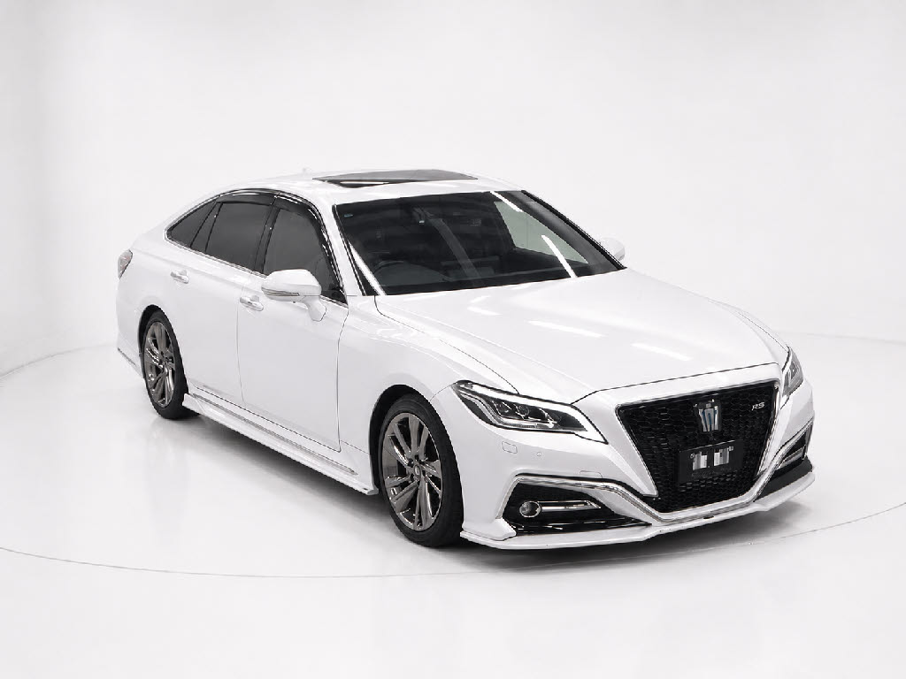 クラウンＨＶ　２．５ＲＳアドバンス　後期　サンルーフ黒革　フルエアロ