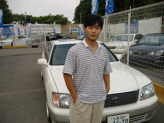 茨城県よりセルシオを購入