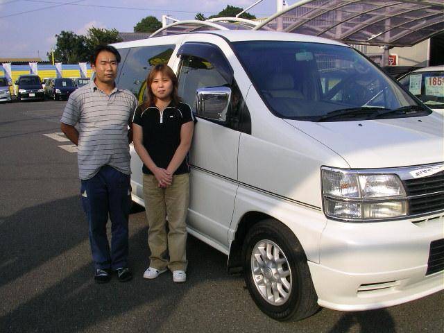 千葉県よりエルグランドを購入
