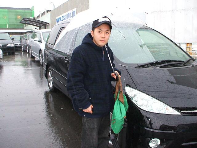 埼玉県よりエスティマを購入