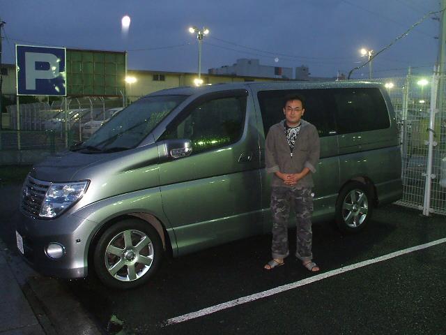 埼玉県よりエルグランドを購入