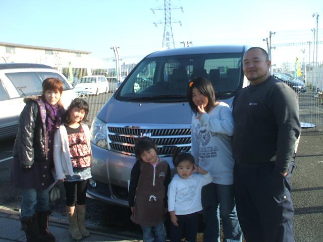 不明よりアルファードを購入