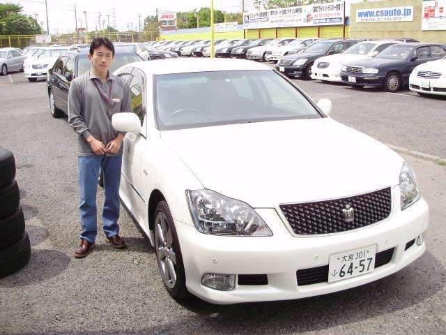 埼玉県よりクラウンアスリートを購入