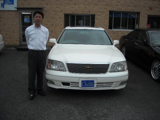 茨城県よりセルシオを購入