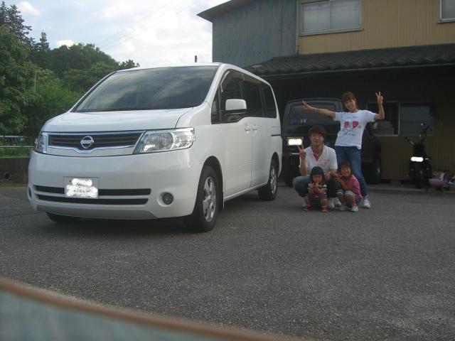 長野県よりセレナを購入