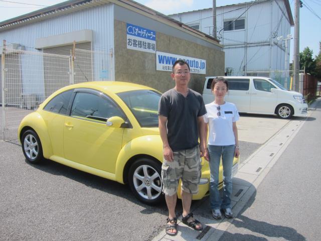 不明よりニュービートルを購入