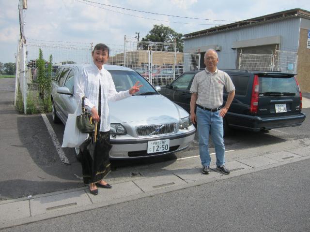 栃木県よりV70を購入