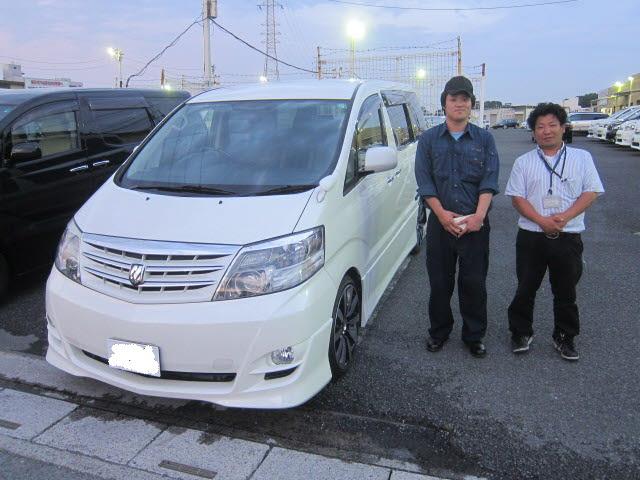 埼玉県よりアルファードを購入
