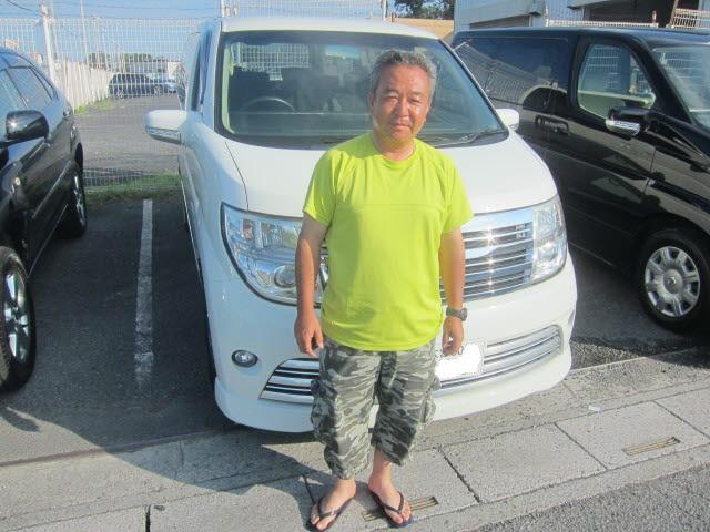 埼玉県よりエルグランドを購入