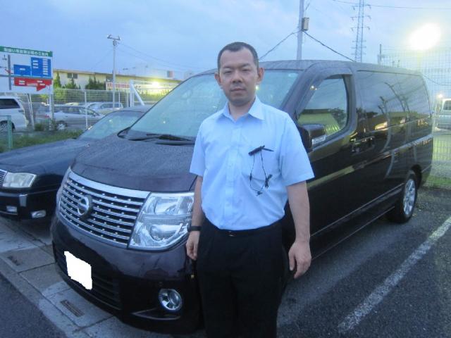 埼玉県よりエルグランドを購入