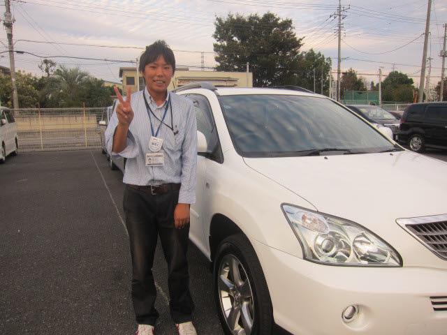 愛知県よりハリアーを購入