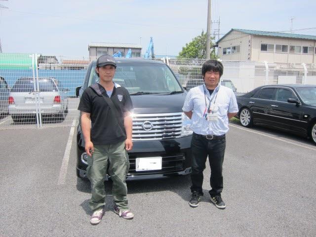 神奈川県よりエルグランドを購入