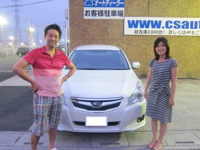 埼玉県よりレガシィツーリングワゴンを購入
