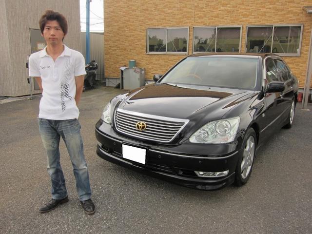 茨城県よりセルシオを購入