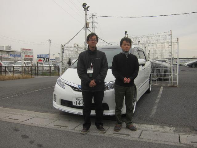 福島県よりエスティマを購入