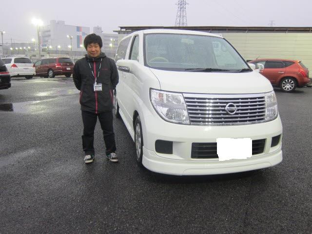 北海道よりエルグランドを購入