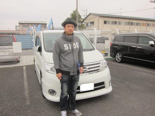 埼玉県よりセレナを購入