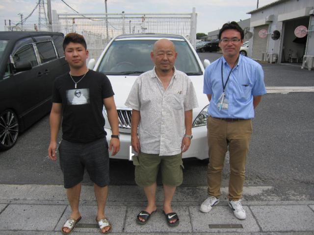 千葉県よりハリアーを購入