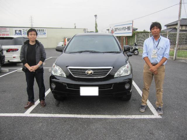 埼玉県よりハリアーを購入