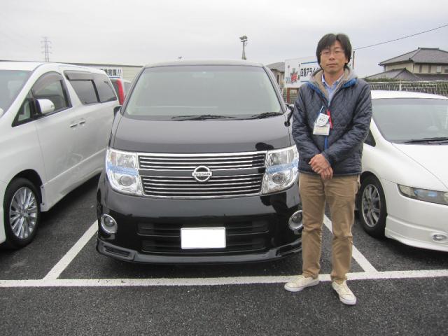 新潟県よりエルグランドを購入