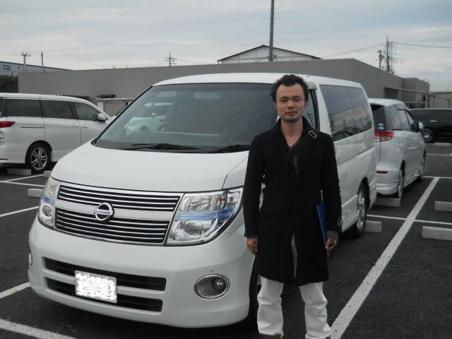 茨城県よりエルグランドを購入