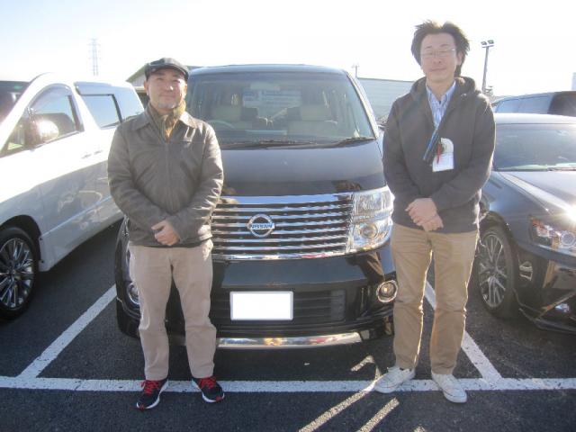 静岡県よりエルグランドを購入