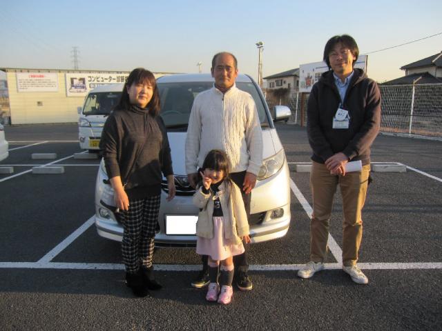 千葉県よりエスティマを購入